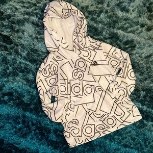 Black and white hoodie